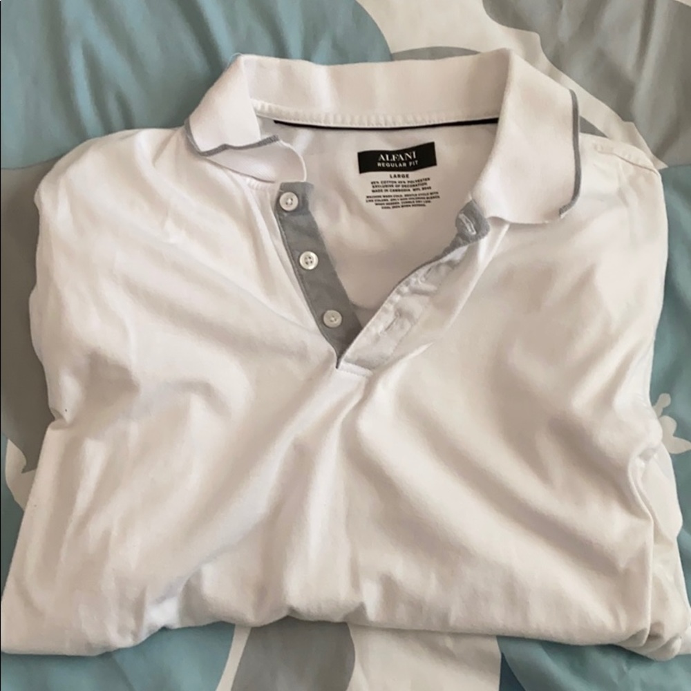 White polo shirt